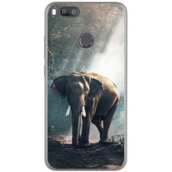 Funda Gel Tpu para Xiaomi Mi 5X / Mi A1 Diseño Elefante Dibujos