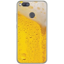 Funda Gel Tpu para Xiaomi Mi 5X / Mi A1 Diseño Cerveza Dibujos