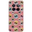 Funda Silicona Líquida Rosa para Realme 12 Pro 5G / 12 Pro Plus 5G diseño Catrina Dibujos