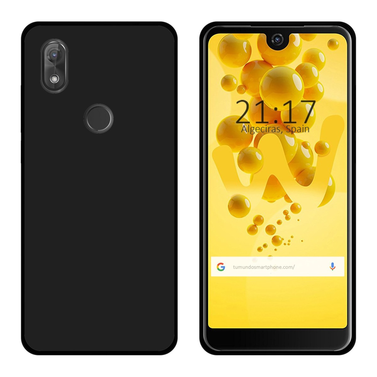Funda Gel Tpu para Wiko View2 Color Negra