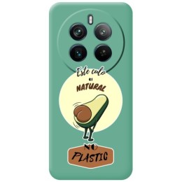 Funda Silicona Líquida Verde para Realme 12 Pro 5G / 12 Pro Plus 5G diseño Culo Natural Dibujos