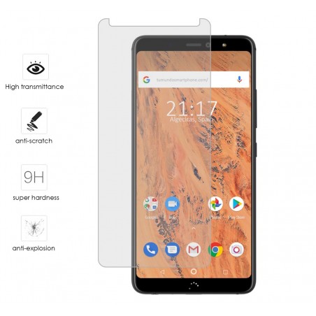 Protector Cristal Templado para Bq Aquaris X2 / X2 Pro Vidrio