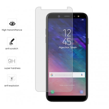 Protector Cristal Templado para Samsung Galaxy A6 (2018) Vidrio