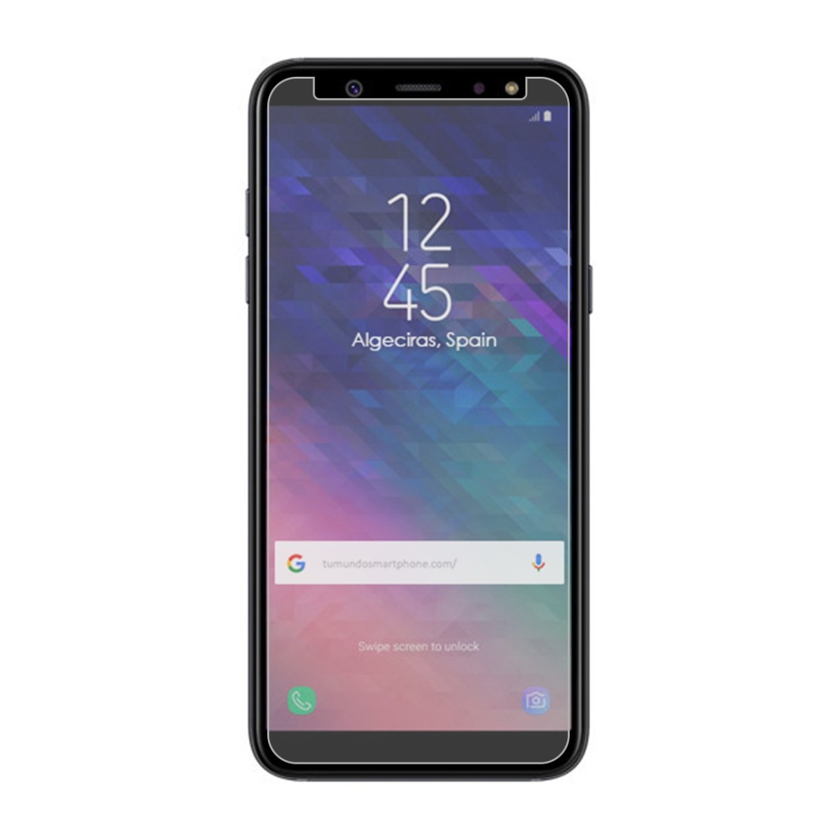 Protector Cristal Templado para Samsung Galaxy A6 (2018) Vidrio