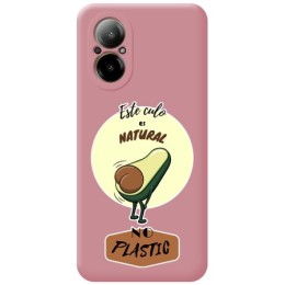 Funda Silicona Líquida Rosa para Realme C67 4G diseño Culo Natural Dibujos