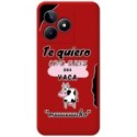 Funda Silicona Líquida Roja para Realme Note 50 diseño Vaca Dibujos