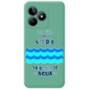 Funda Silicona Líquida Verde para Realme Note 50 diseño Agua Dibujos