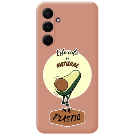Funda Silicona Líquida Rosa para Samsung Galaxy A35 5G diseño Culo Natural Dibujos