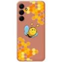 Funda Silicona Líquida Rosa para Samsung Galaxy A55 5G diseño Abeja Dibujos