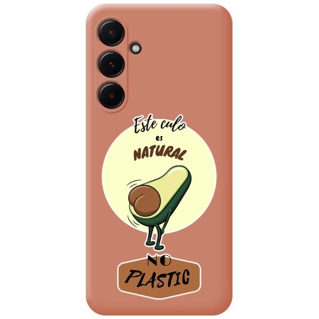 Funda Silicona Líquida Rosa para Samsung Galaxy A55 5G diseño Culo Natural Dibujos