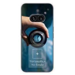 Personaliza tu Funda Silicona Gel Tpu Transparente con tu Fotografia para Nothing Phone 2a 5G Dibujo Personalizada