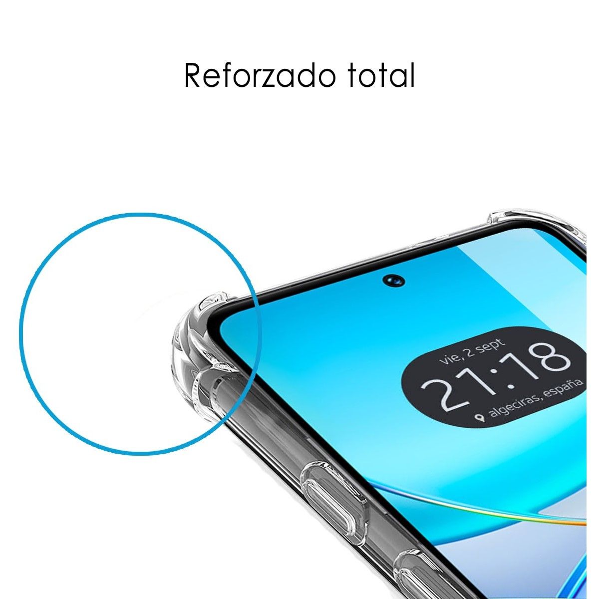 Funda Silicona Antigolpes Transparente para Vivo V40 SE 5G