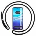 Funda Colgante Transparente para Vivo V40 SE 5G con Cordon Negro