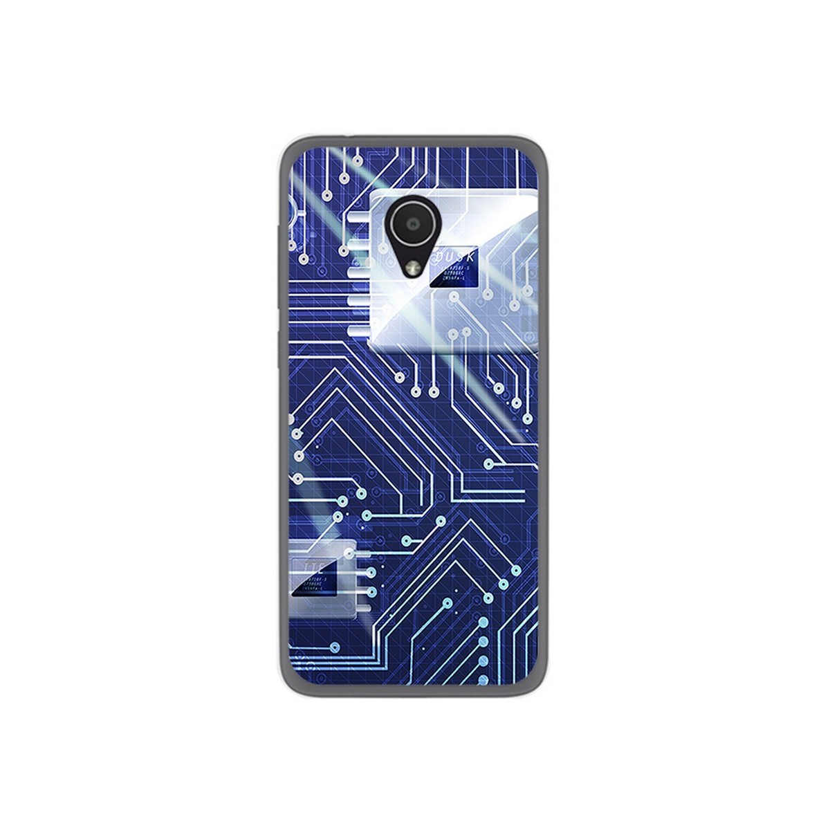 Funda Gel Tpu para Alcatel 1X Diseño Circuito Dibujos