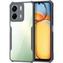 Funda Transparente Reforzada con Borde Negro para Xiaomi Poco C65