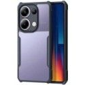 Funda Transparente Reforzada con Borde Negro para Xiaomi Poco M6 Pro 4G