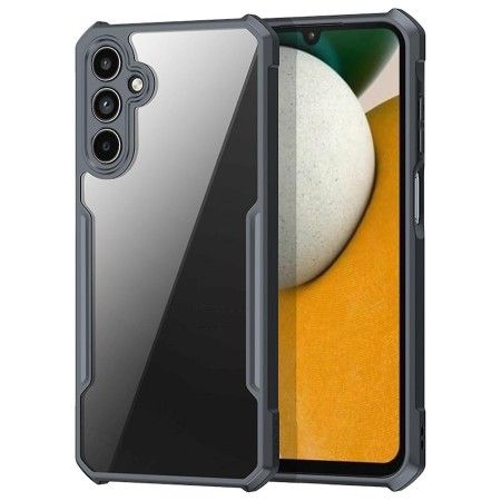 Funda Transparente Reforzada con Borde Negro para Samsung Galaxy A15 4G / 5G