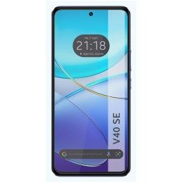 Protector Cristal Templado Completo 5D Full Glue Negro para Vivo V40 SE 5G Vidrio 2