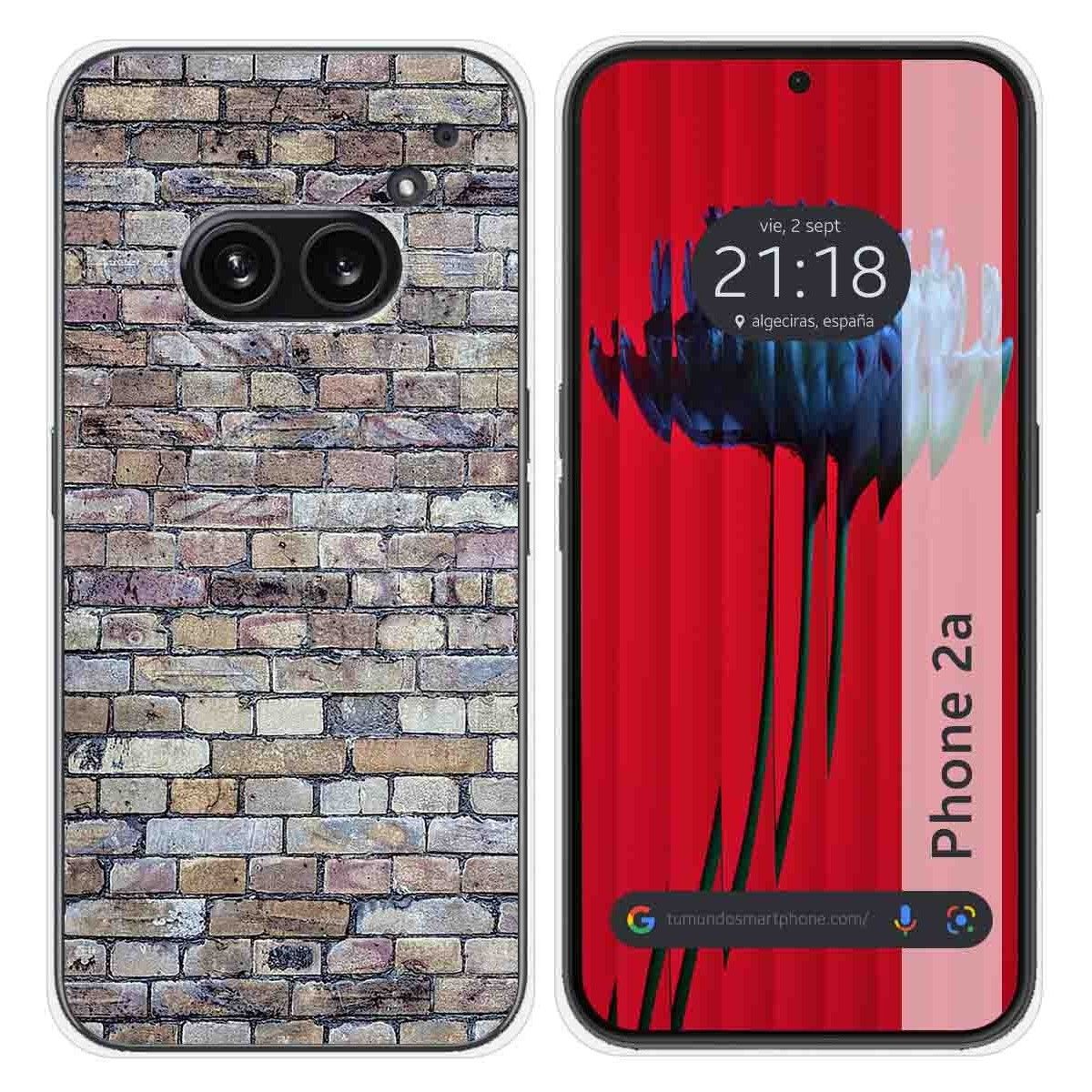 Funda Silicona para Nothing Phone 2a 5G diseño Ladrillo 02 Dibujos