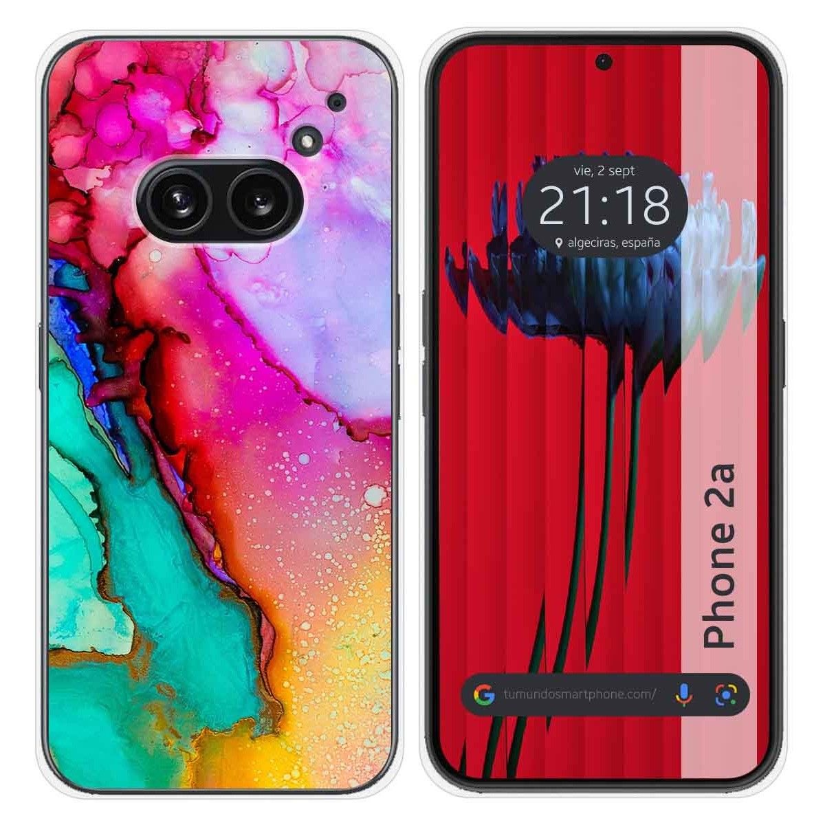 Funda Silicona para Nothing Phone 2a 5G diseño Mármol 15 Dibujos