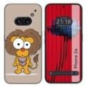 Funda Silicona para Nothing Phone 2a 5G diseño Leon Dibujos