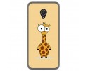 Funda Gel Tpu para Alcatel 1X Diseño Jirafa Dibujos