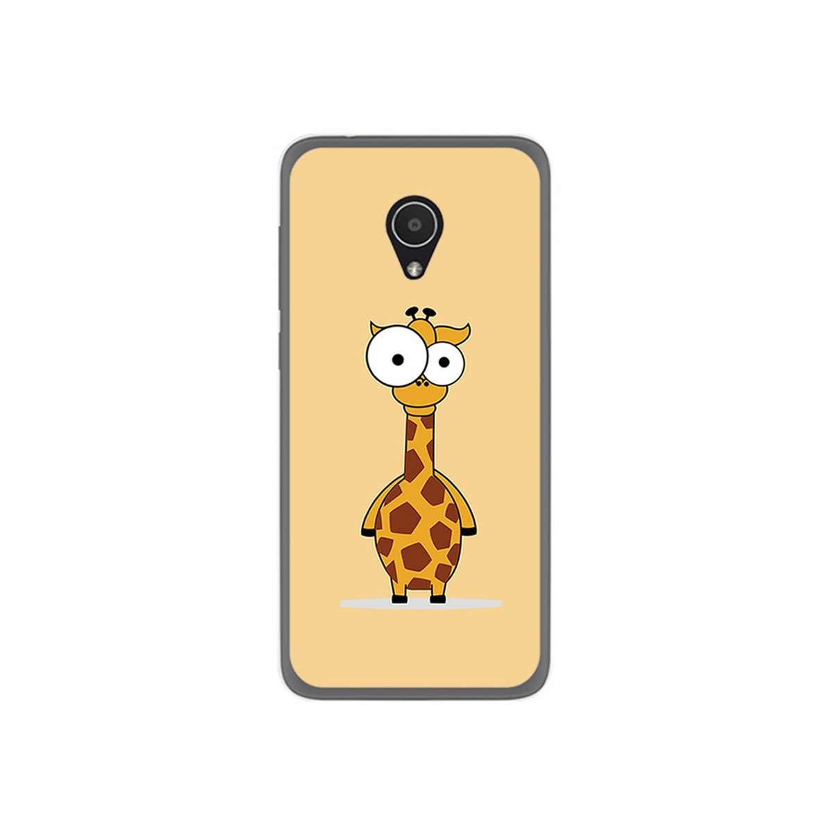 Funda Gel Tpu para Alcatel 1X Diseño Jirafa Dibujos