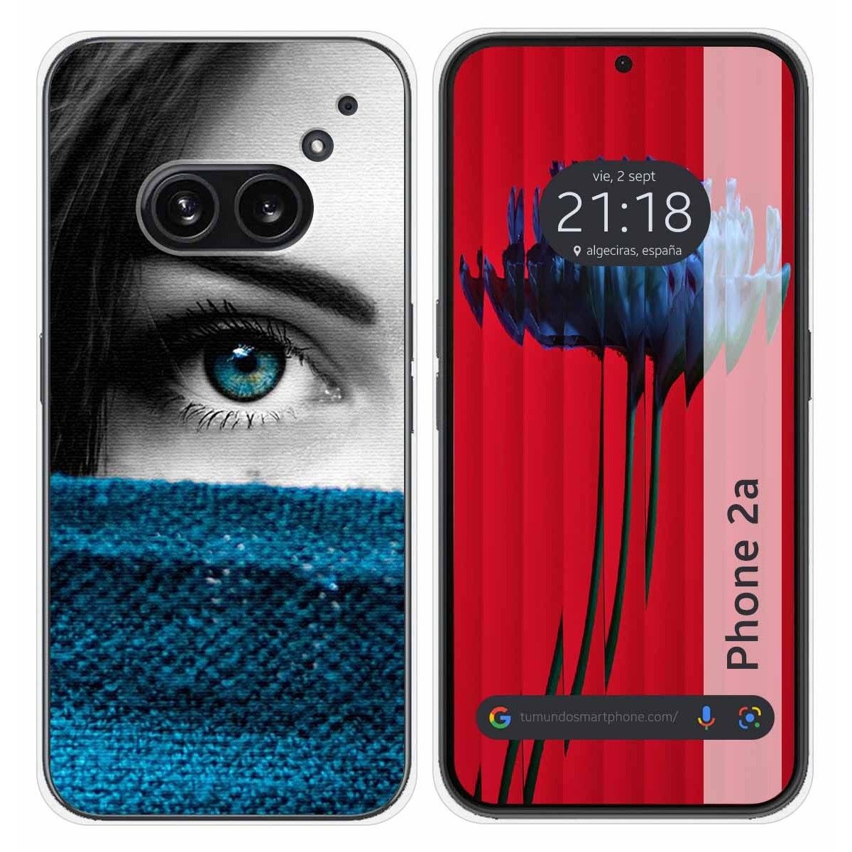 Funda Silicona para Nothing Phone 2a 5G diseño Ojo Dibujos