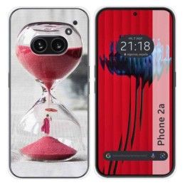 Funda Silicona para Nothing Phone 2a 5G diseño Reloj Dibujos