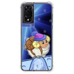 Funda Silicona Transparente para TCL 505 diseño Cabra Dibujos