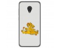 Funda Gel Tpu para Alcatel 1X Diseño Leones Dibujos