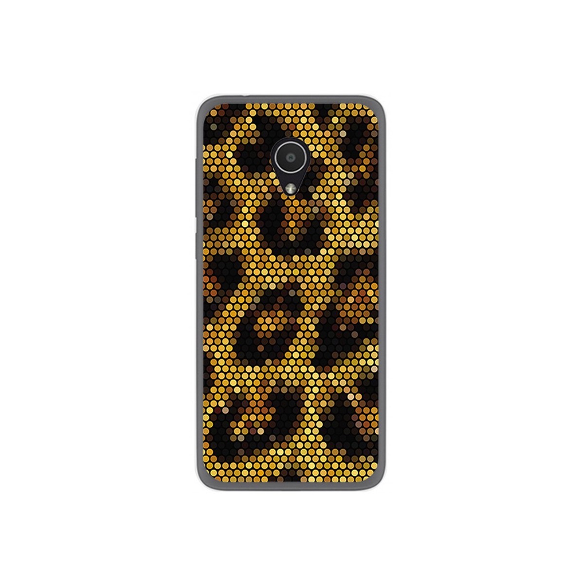 Funda Gel Tpu para Alcatel 1X Diseño Leopardo Dibujos