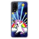 Funda Silicona Transparente para TCL 505 diseño Unicornio Dibujos