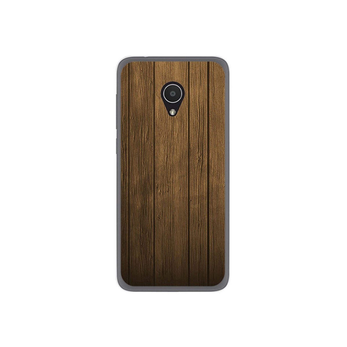 Funda Gel Tpu para Alcatel 1X Diseño Madera Dibujos