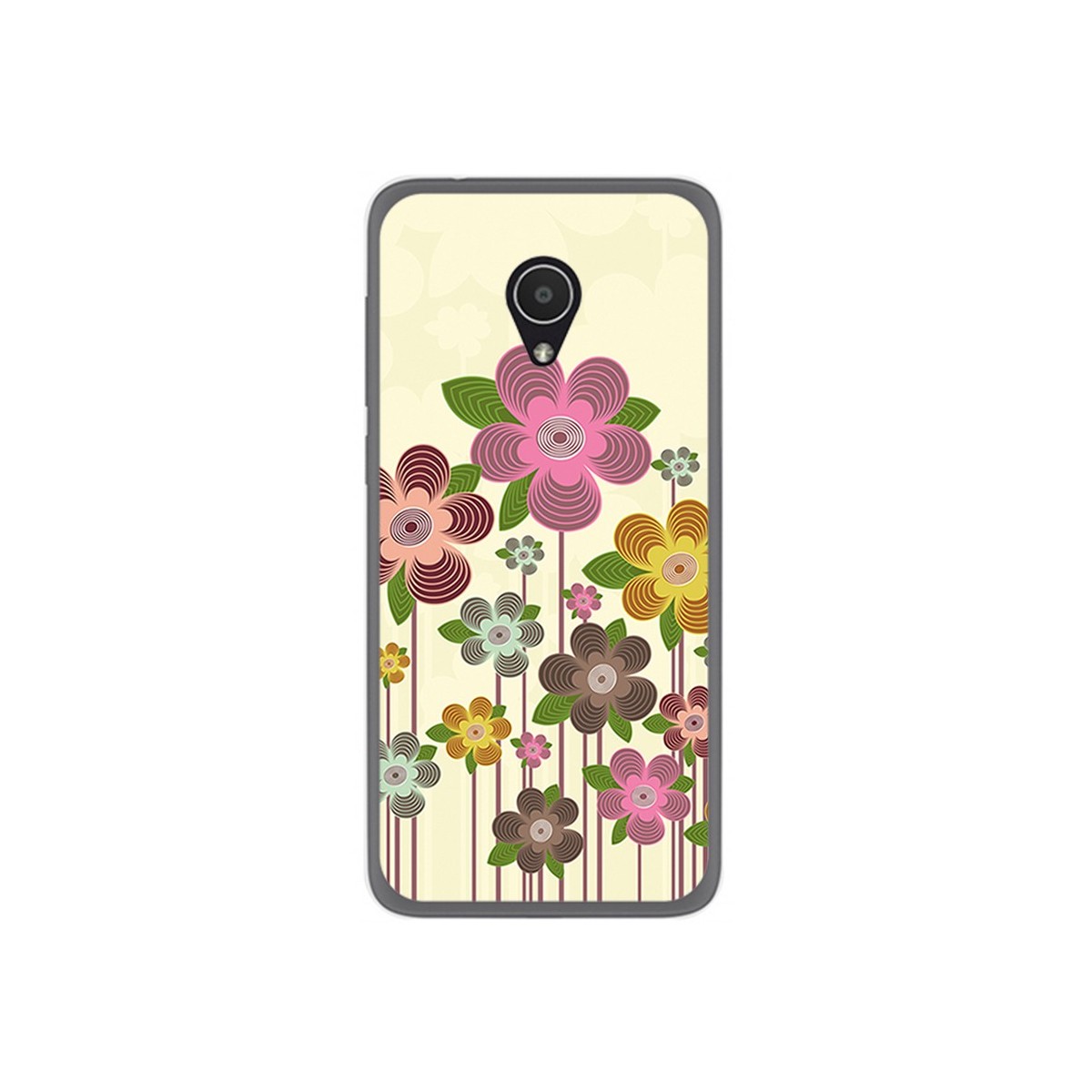 Funda Gel Tpu para Alcatel 1X Diseño Primavera En Flor Dibujos