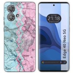Funda Silicona para Motorola Edge 40 Neo 5G diseño Mármol 08 Dibujos