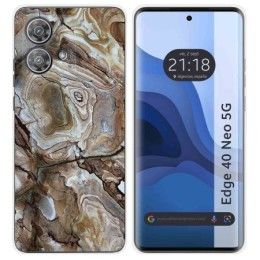 Funda Silicona para Motorola Edge 40 Neo 5G diseño Mármol 14 Dibujos