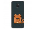 Funda Gel Tpu para Alcatel 1X Diseño Tigre Dibujos