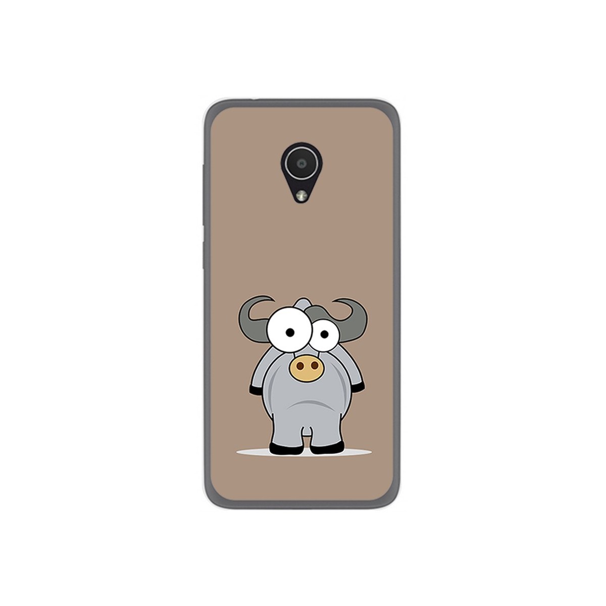 Funda Gel Tpu para Alcatel 1X Diseño Toro Dibujos