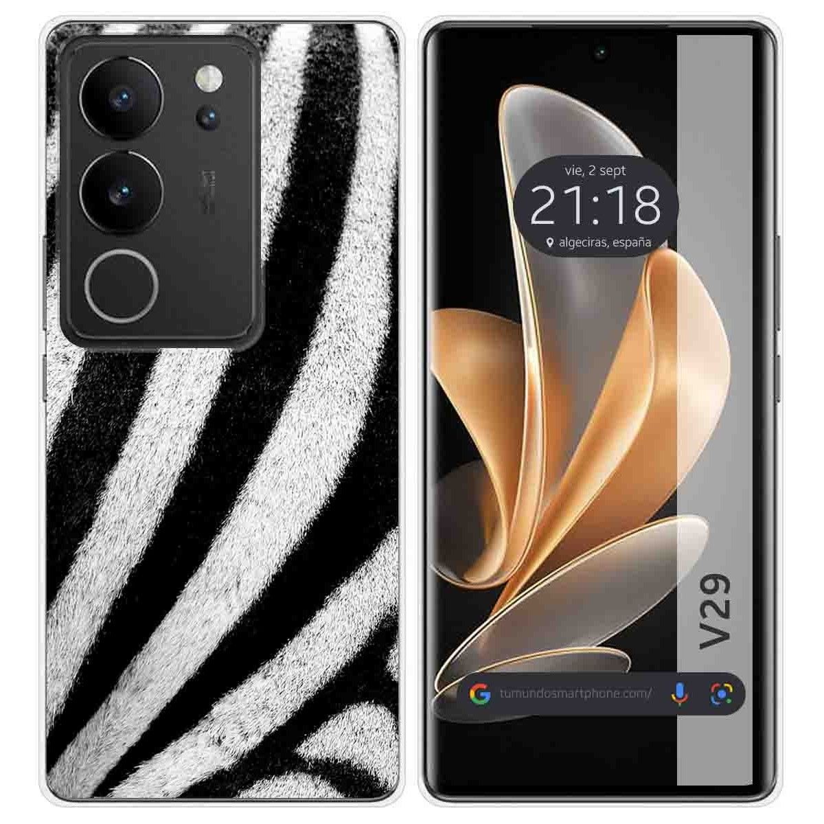 Funda Silicona para Vivo V29 5G diseño Animal 02 Dibujos