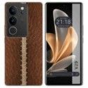 Funda Silicona para Vivo V29 5G diseño Cuero 01 Dibujos