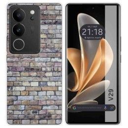 Funda Silicona para Vivo V29 5G diseño Ladrillo 02 Dibujos
