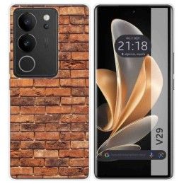 Funda Silicona para Vivo V29 5G diseño Ladrillo 04 Dibujos