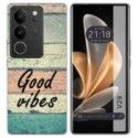 Funda Silicona para Vivo V29 5G diseño Madera 01 Dibujos