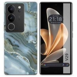 Funda Silicona para Vivo V29 5G diseño Mármol 09 Dibujos