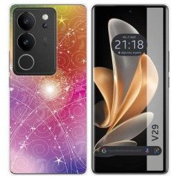 Funda Silicona para Vivo V29 5G diseño Abstracto Dibujos