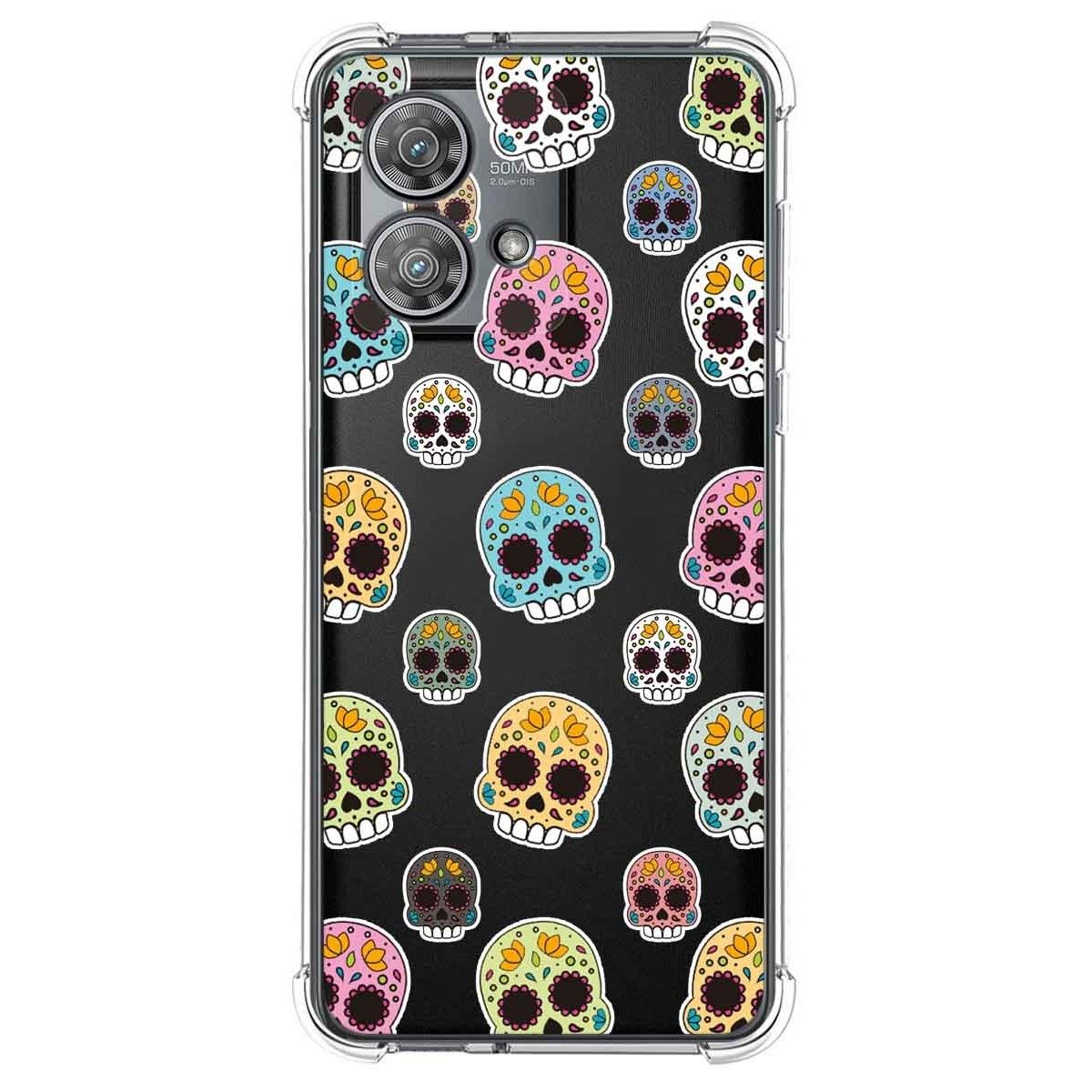 Funda Silicona Antigolpes para Motorola Edge 40 Neo 5G diseño Catrina Dibujos