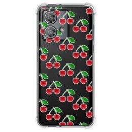 Funda Silicona Antigolpes para Motorola Edge 40 Neo 5G diseño Cerezas Dibujos