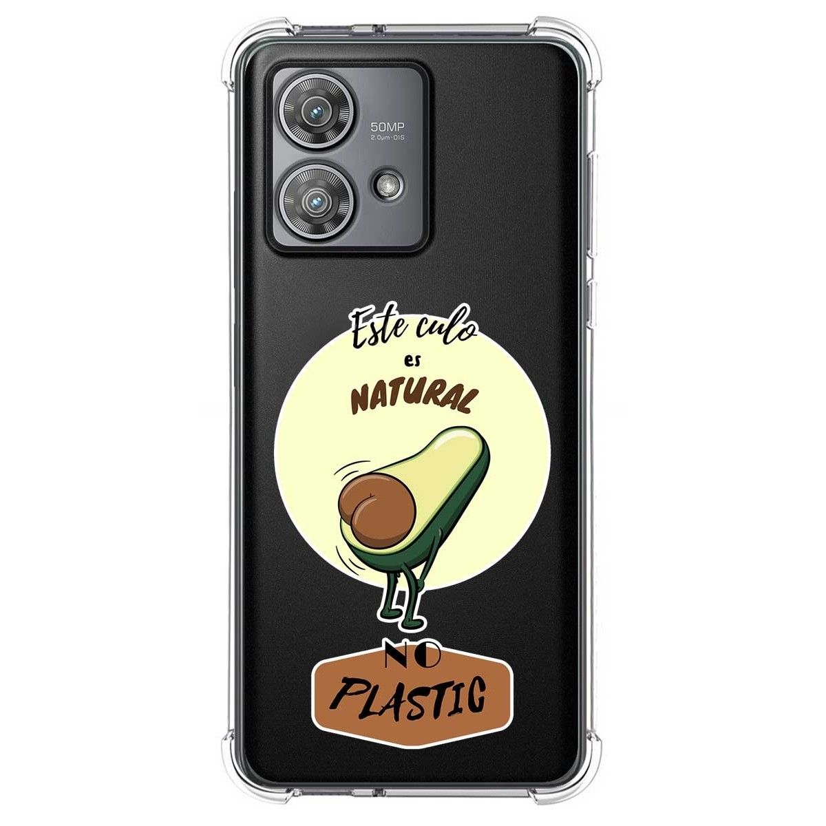 Funda Silicona Antigolpes para Motorola Edge 40 Neo 5G diseño Culo Natural Dibujos