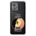 Funda Silicona Antigolpes para Motorola Edge 40 Neo 5G diseño Hombre Escalada Dibujos